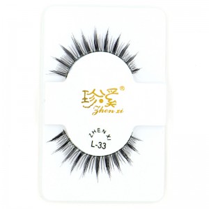 Cils de paquet de marque privée personnalisés Synthetic Lashes